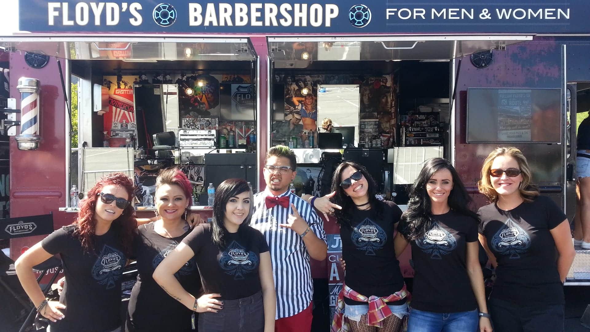 Floyd's 99 Barbershop's community involvement