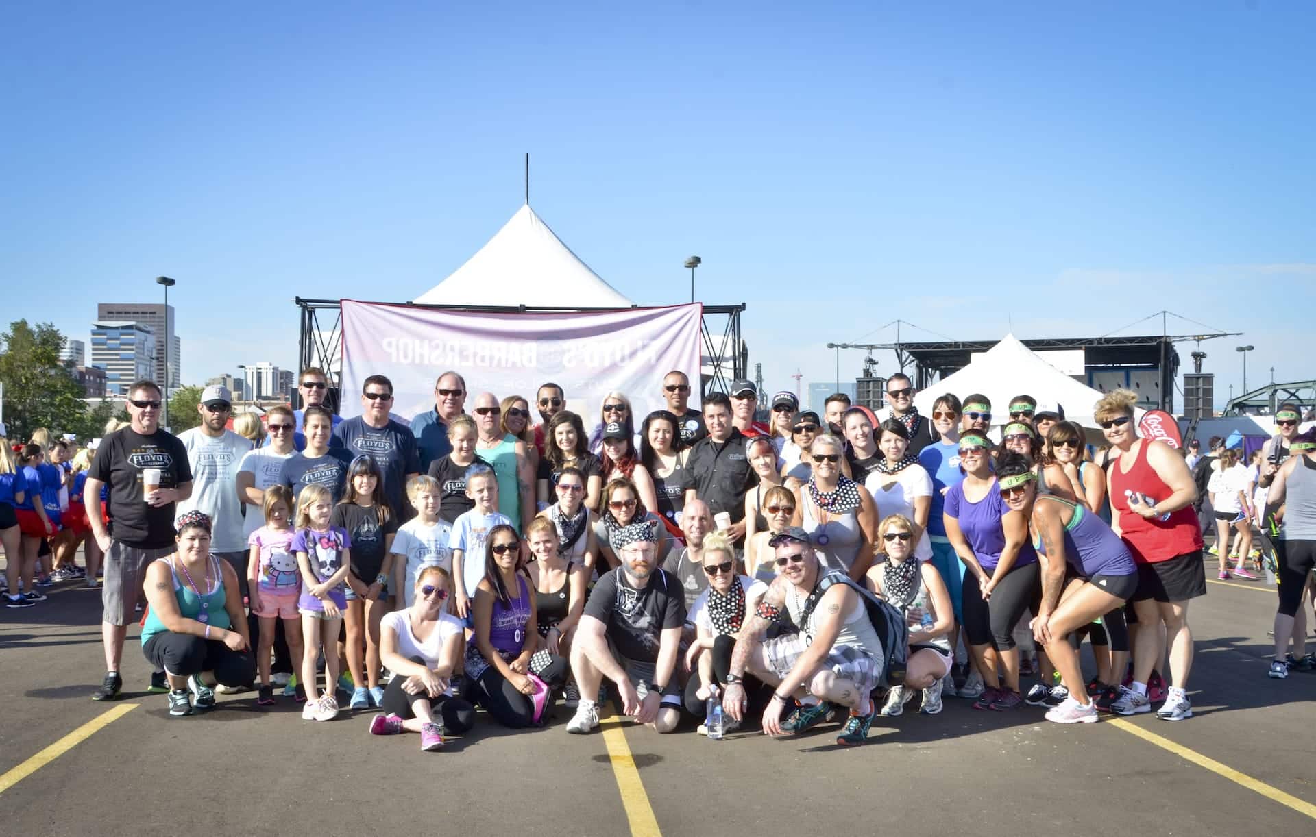 Floyd's 99 Barbershop gives back to the community