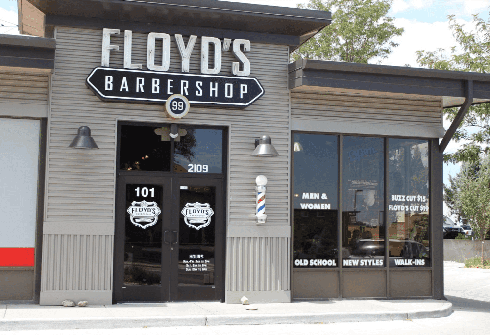 The front of the Floyd's Ft. Collins – College location