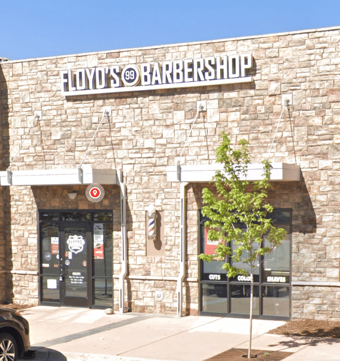 The front of the Floyd's North Academy location