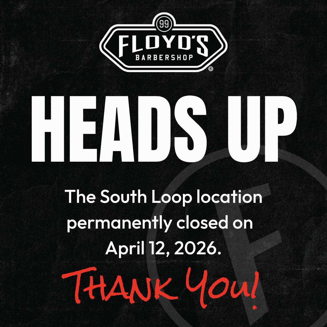 The front of the Floyd's South Loop location