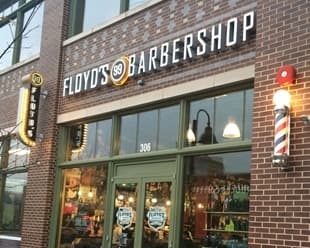 The front of the Floyd's Gaithersburg location