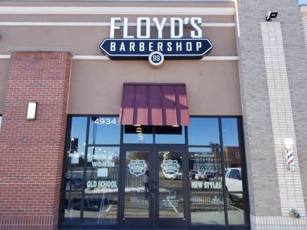 The front of the Floyd's Loveland location