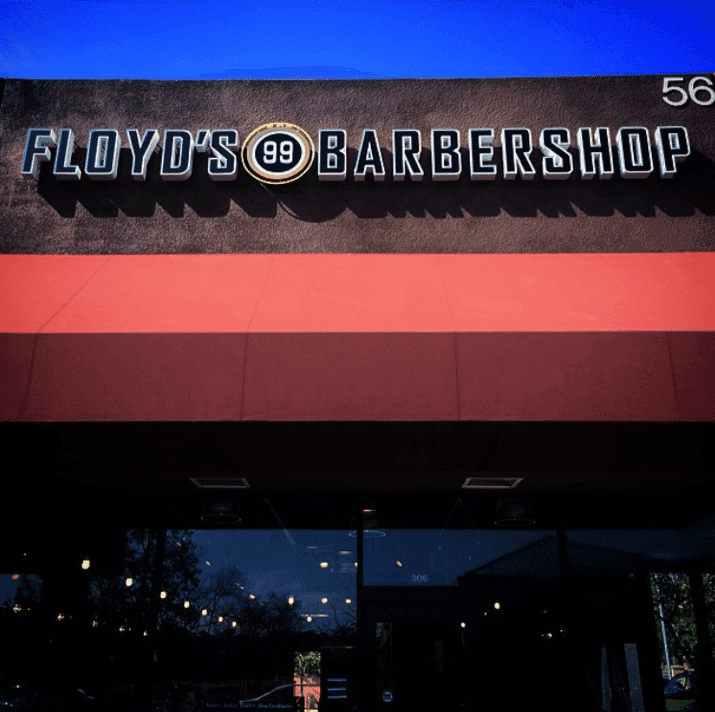 The front of the Floyd's Mission Valley location