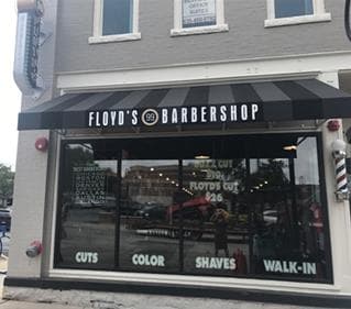 The front of the Floyd's Naperville location