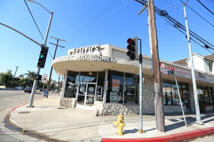 The front of the Floyd's Studio City location