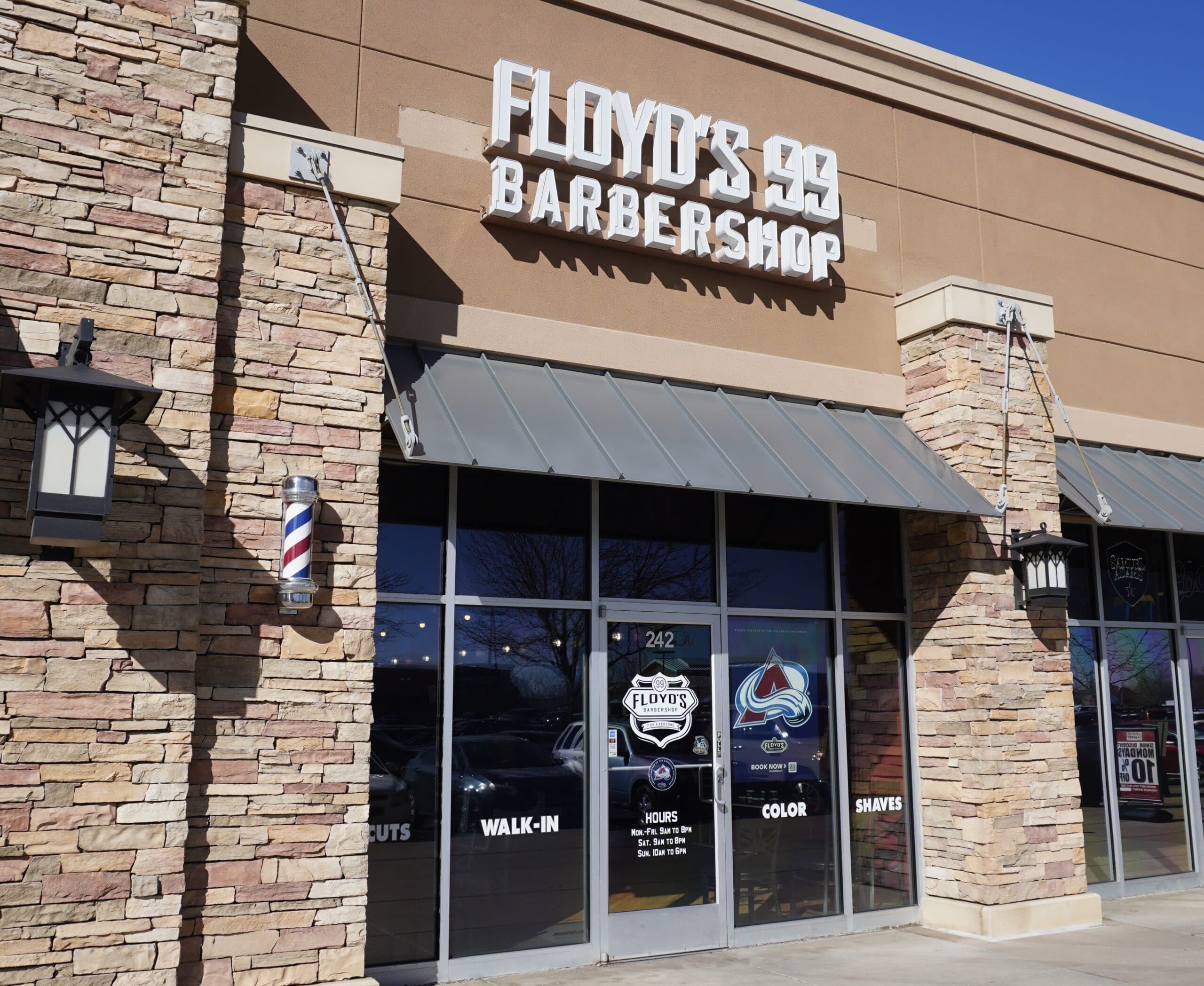 The front of the Floyd's Windsor location
