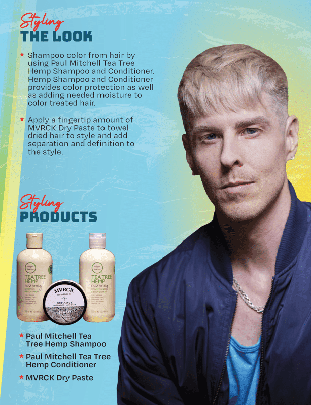 Floyd's Barbershop hair treatment and styling products specially formulated for color-treated hair.