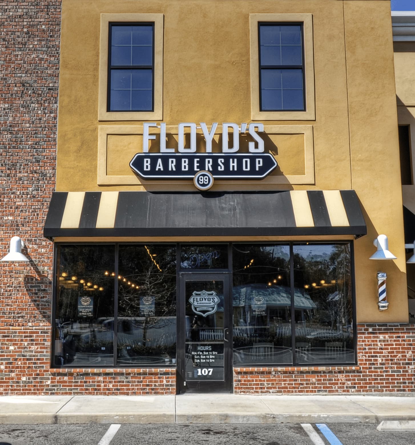 The front of the Floyd's S. Orange Ave. location