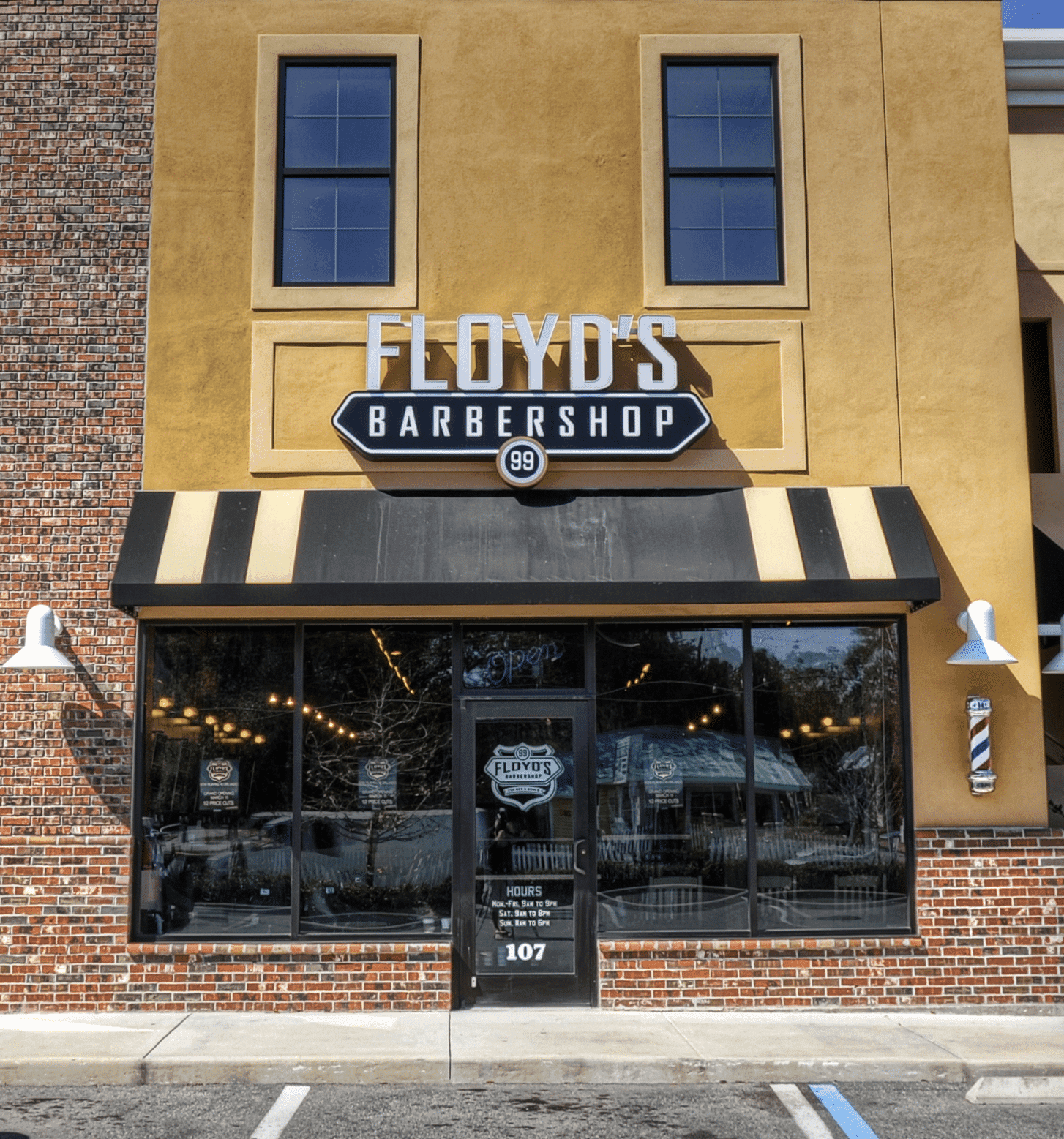 The front of the Floyd's S. Orange Ave. location