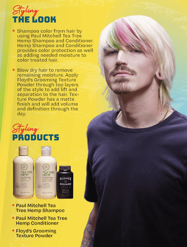 Floyd's Barbershop hair treatment and styling products specially formulated for color-treated hair.