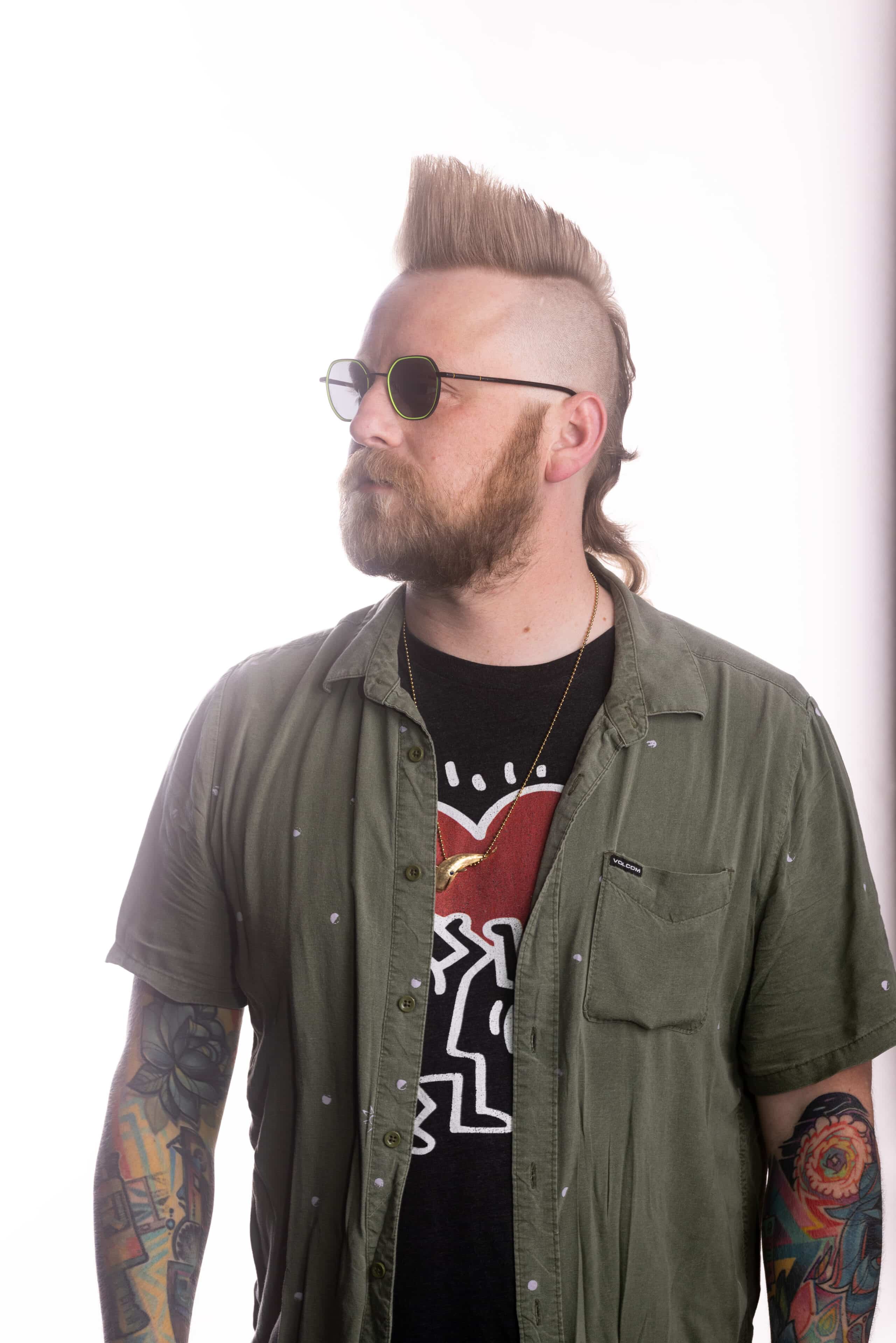 Mohawk Haircut at Floyd's Barbershop