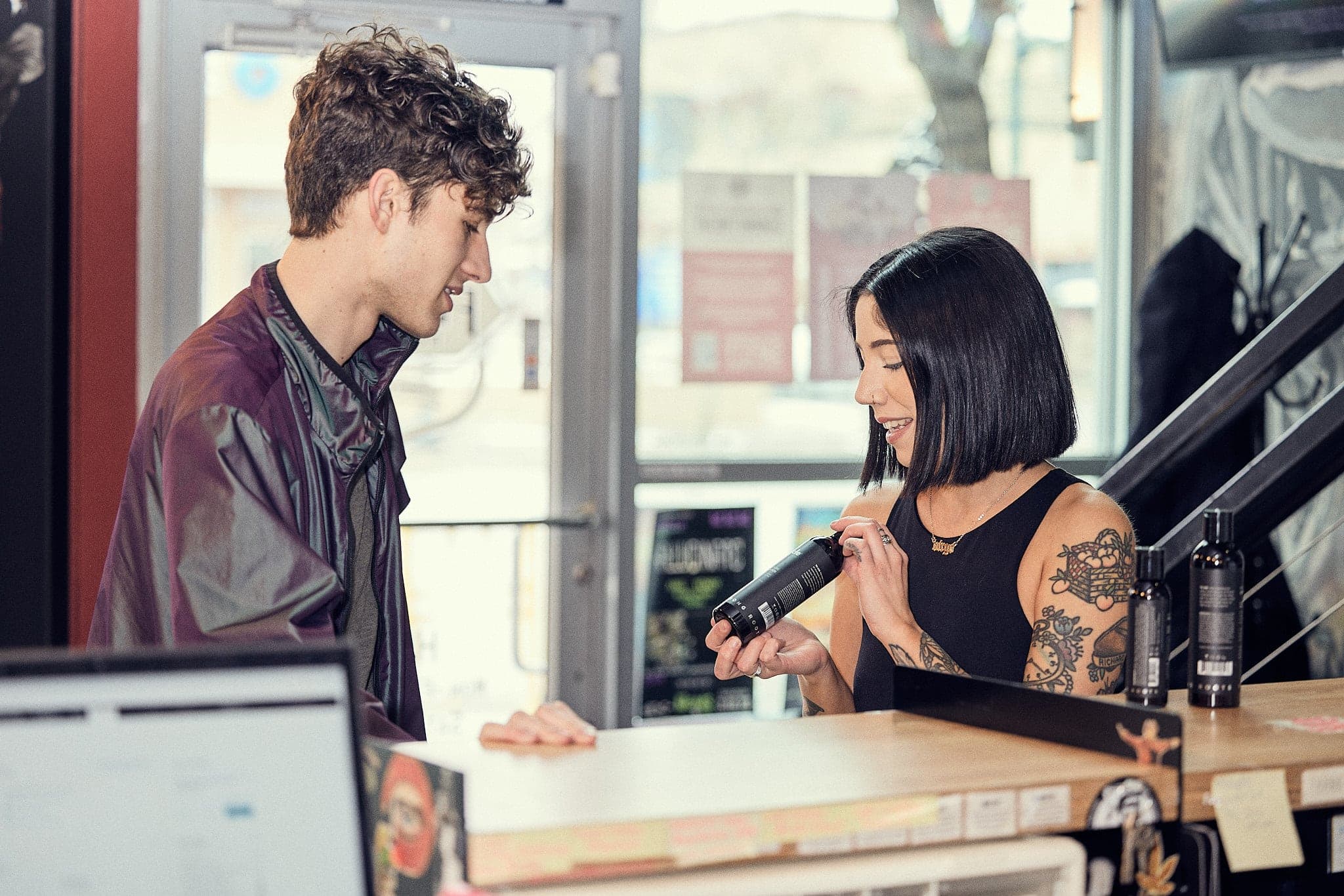 Professional hair products for men at Floyd's Barbershop