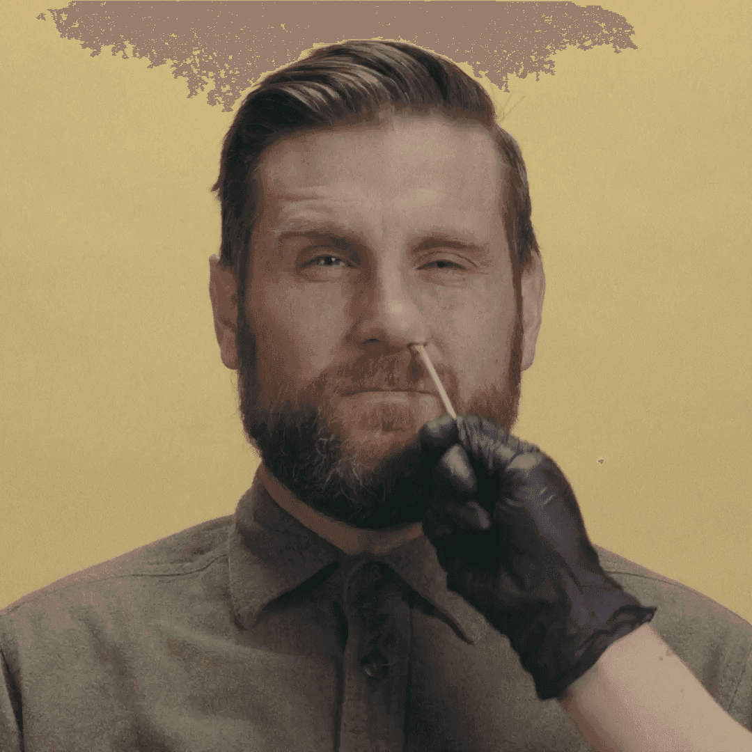 Nose hair waxing at Floyd's Barbershop