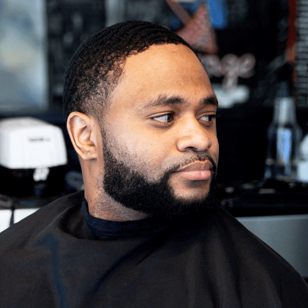 Beard trim at Floyd's Barbershop