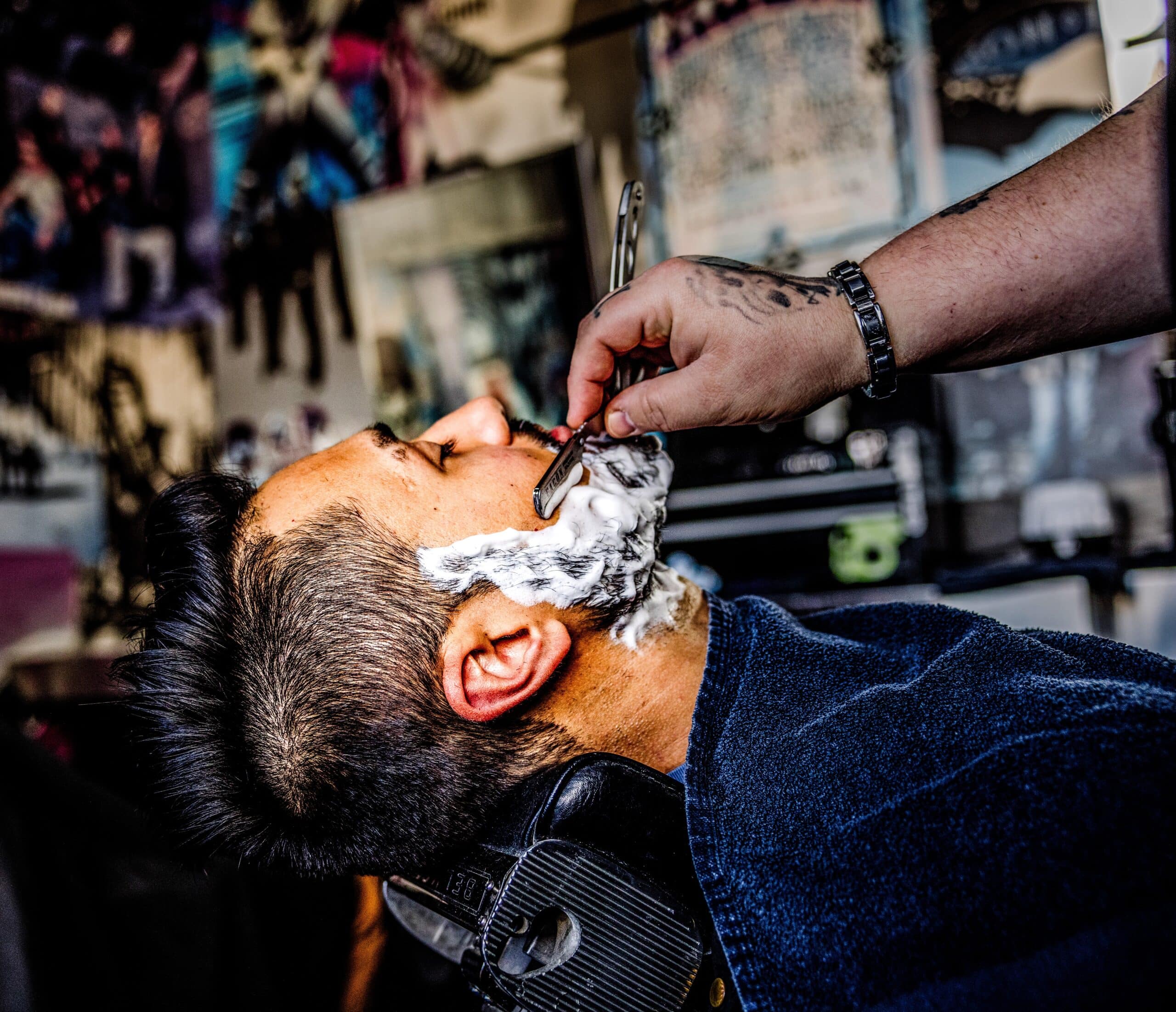Beard trim at Floyd's Barbershop